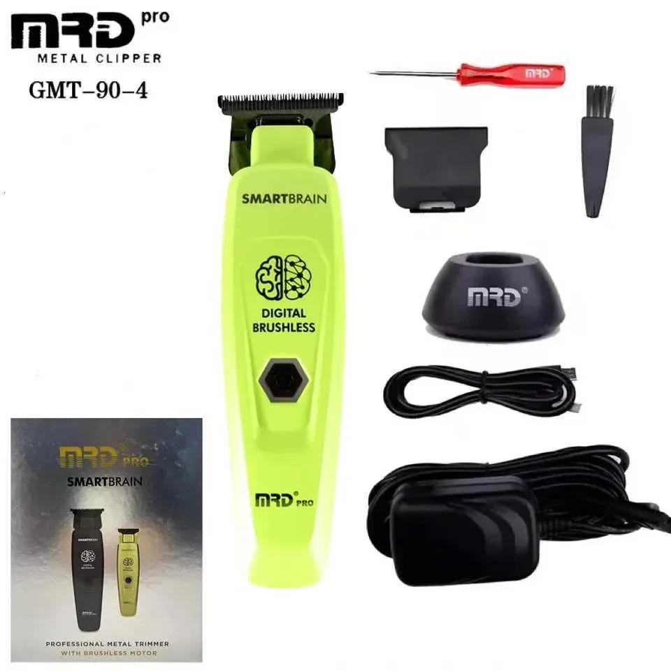 MRD PRO Smart Brain GMT-90 Profesyonel Saç Sakal Çizim Makinesi (Trimmer) (YEŞİL)