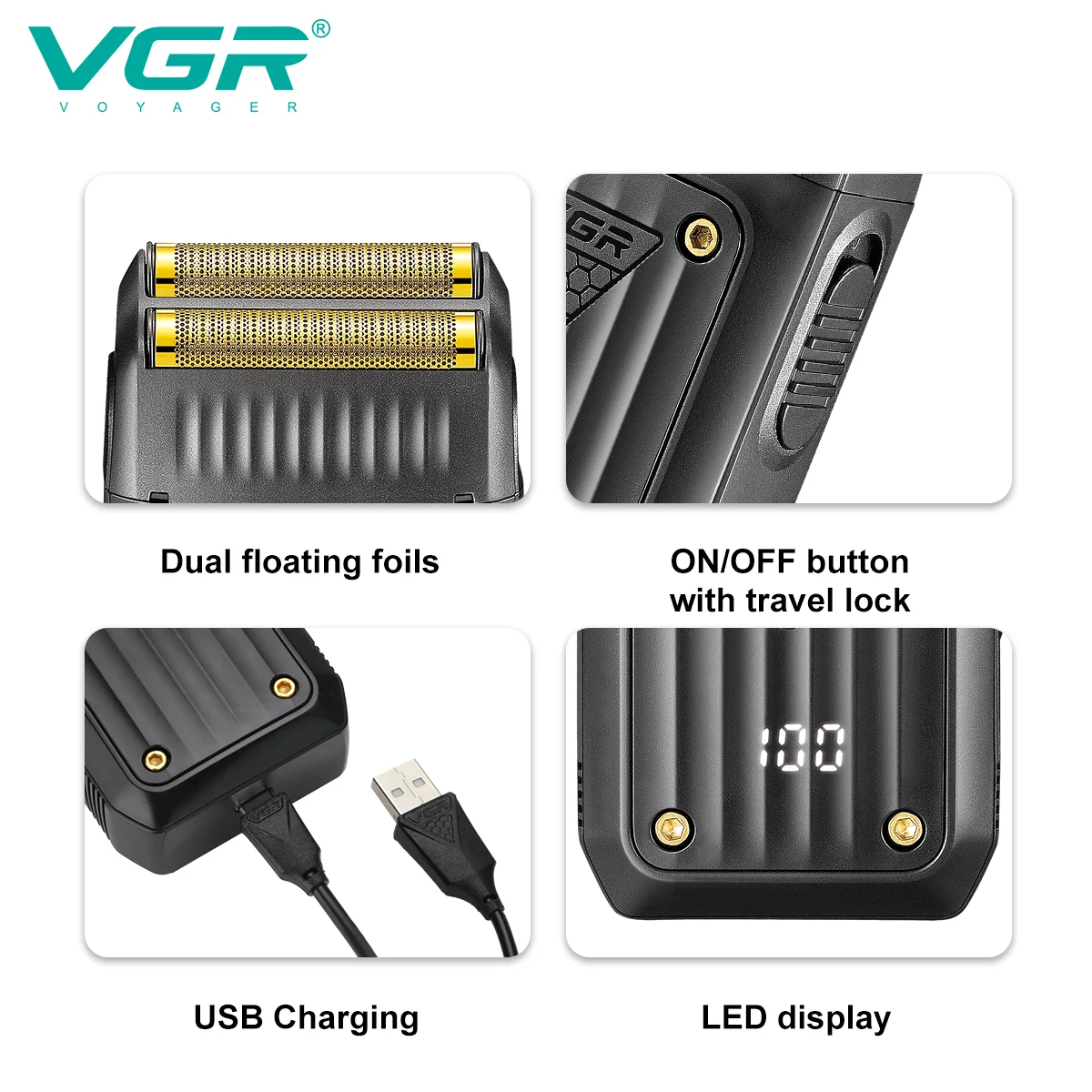 VGR V-363 Profesyonel Sinekkaydı Tıraş Makinesi (Shaver)