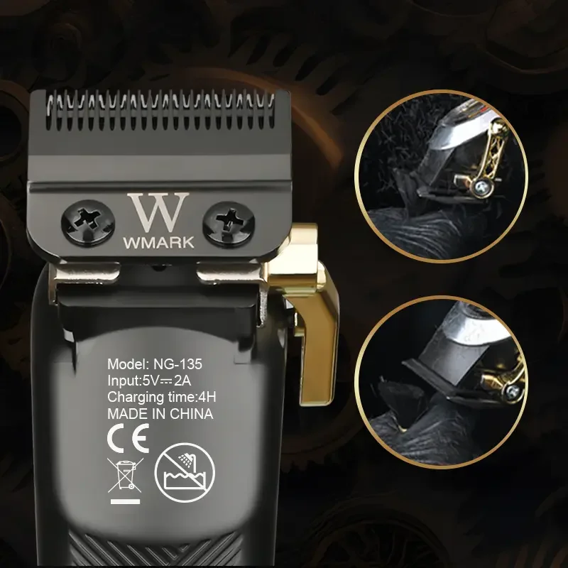 Wmark NG-135 Profesyonel Saç Tıraş Makinesi (Clipper)