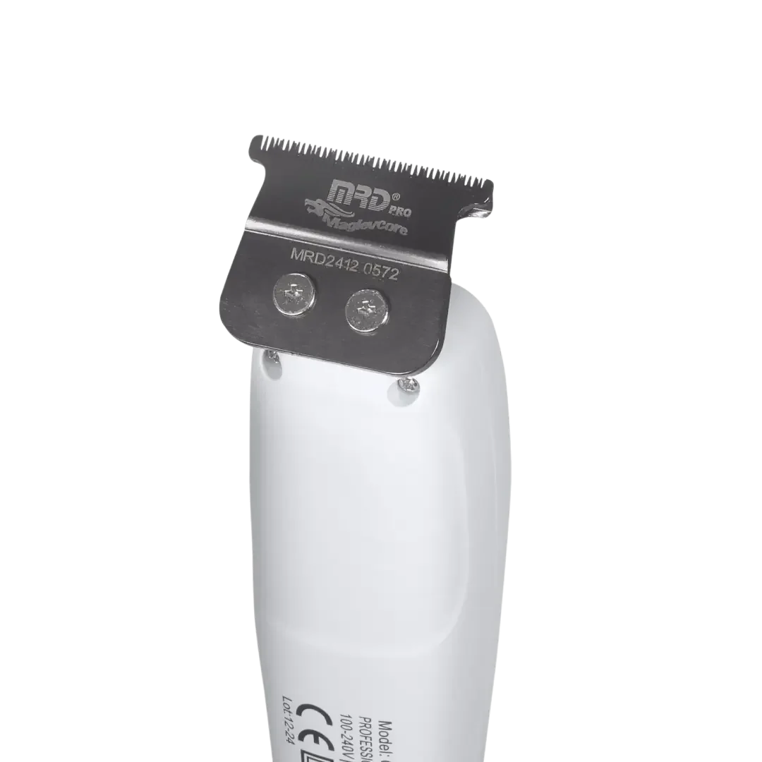 MRD PRO Smart Brain GMT-90 Profesyonel Saç Sakal Çizim Makinesi (Trimmer) (BEYAZ)