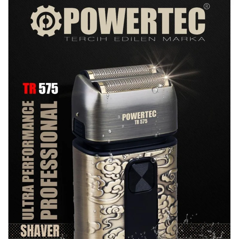 Powertec TR-575 Profesyonel Sinekkaydı Tıraş Makinesi (Shaver)