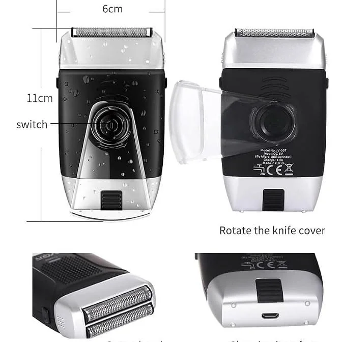 Vgr V-307-IPX5 Profesyonel Su Geçirmez Sıfırlayıcı Tıraş Makinesi (Shaver)