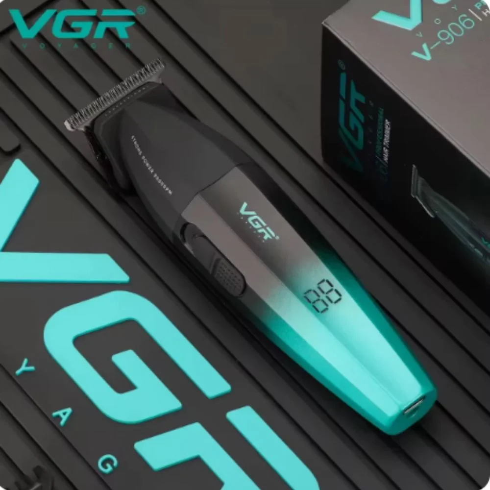 VGR Tıraş Makinesi V-906 Salon Series 9000 RPM Metal Gövde Saç Sakal Kesme Makinesi