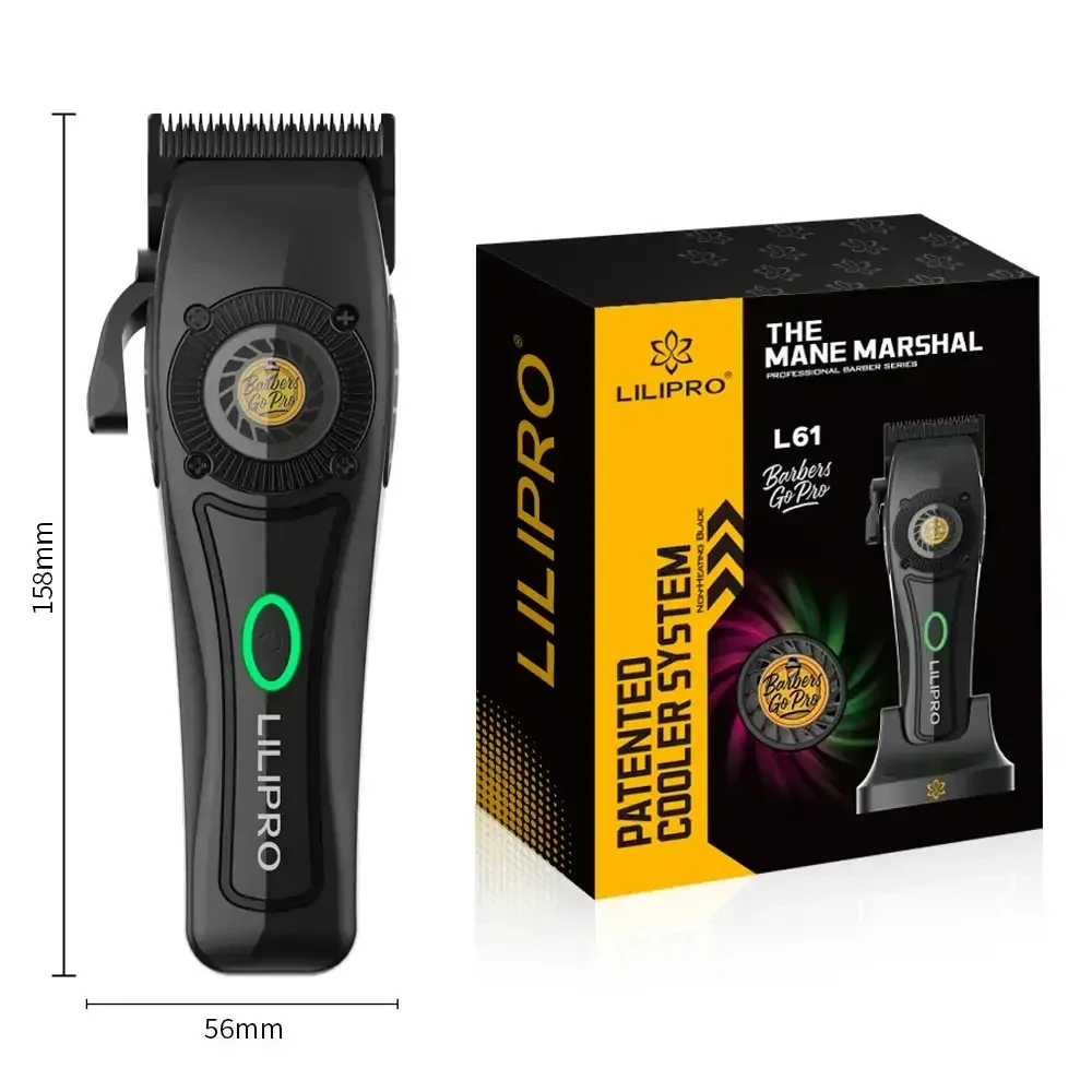 Lilipro L61 Profesyonel Saç Tıraş Makinesi (Clipper) (SİYAH)
