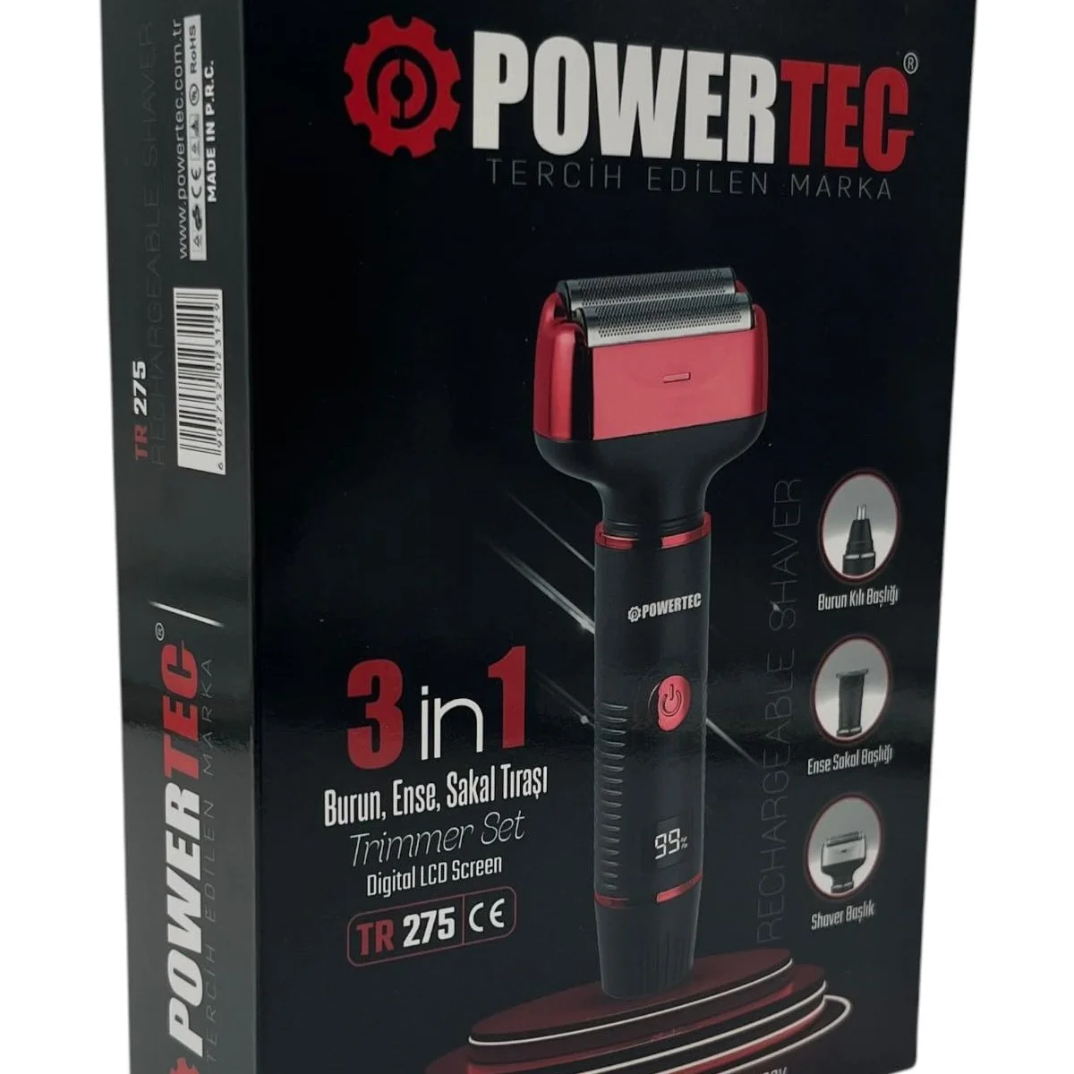 Powertec TR-275 Burun, Ense, Sakal