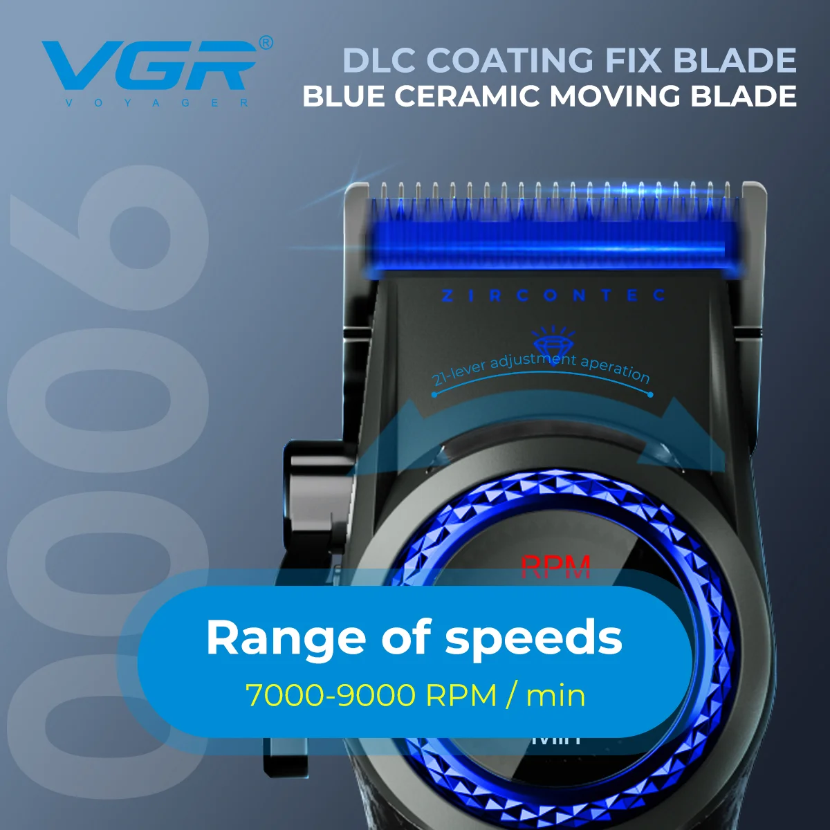 Vgr V-001 Blue Edition Saç Tıraş Makinesi