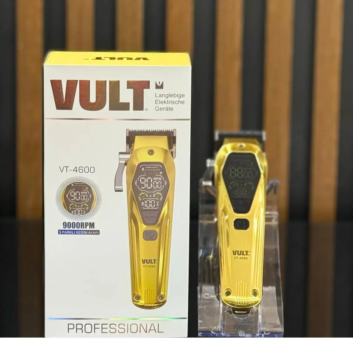 Vult VT-4600 Profesyonel DLC Bıçaklı Saç Tıraş Makinesi (Clipper)