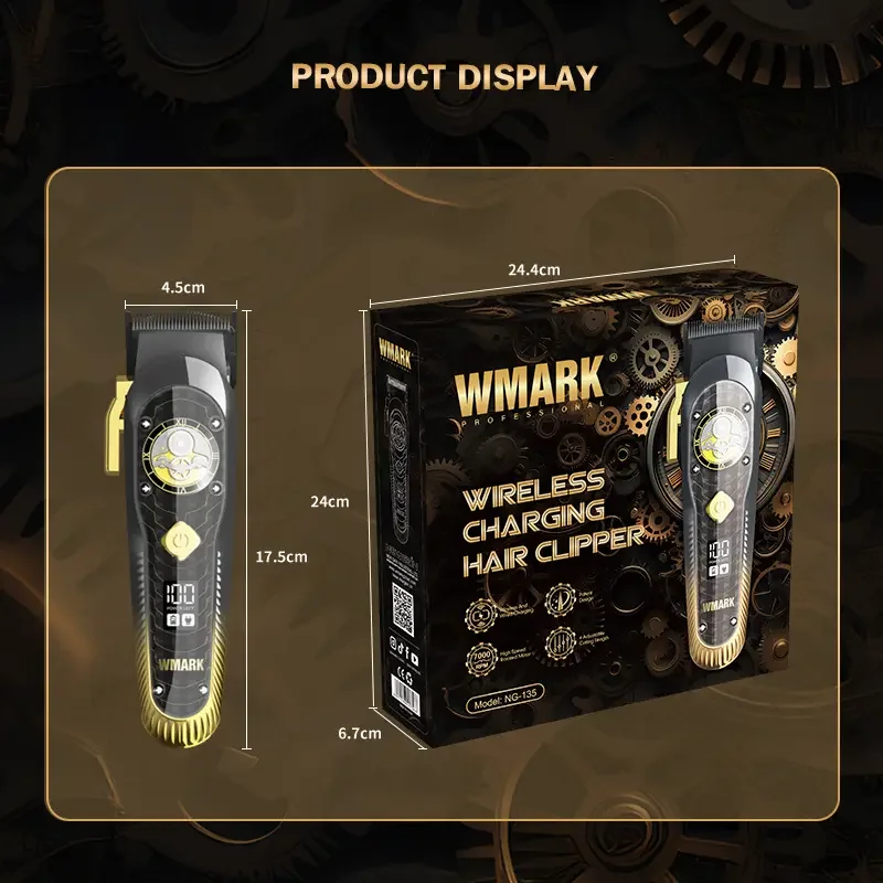 Wmark NG-135 Profesyonel Saç Tıraş Makinesi (Clipper)