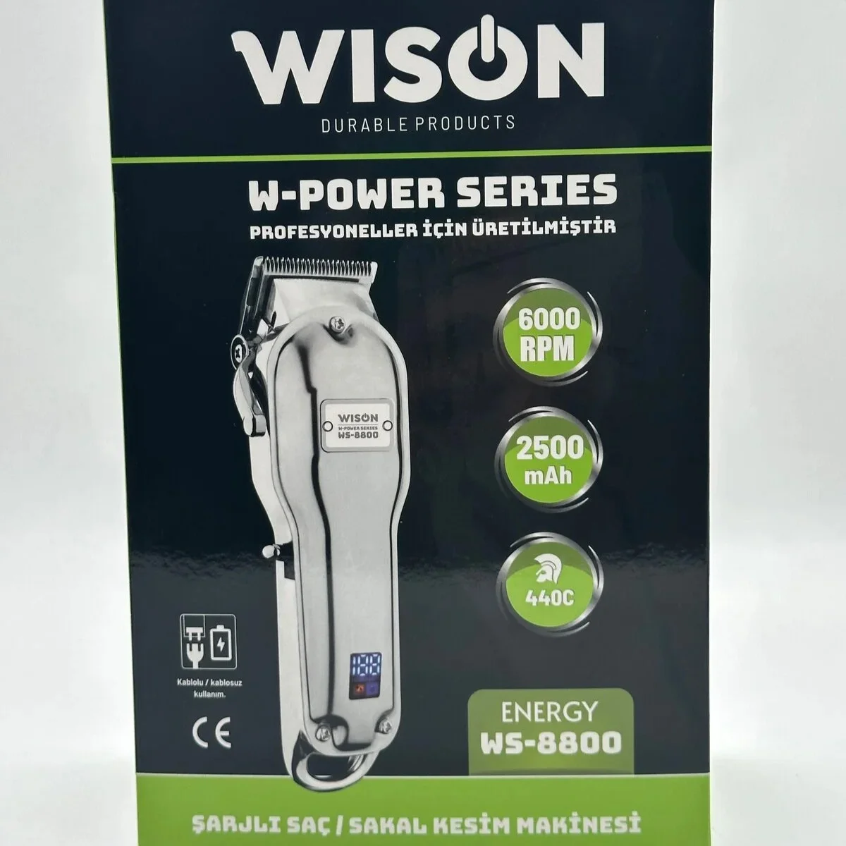 Wison WS-8800 Profesyonel Saç Tıraş Makinesi (Clipper) (ENERGY)