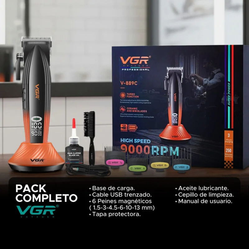 V-889C - Saç Tıraş Makinesi - 9000 RPM