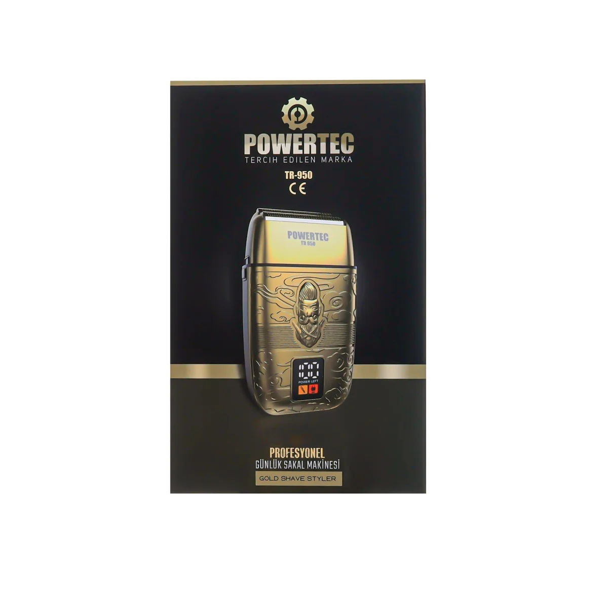 Powertec TR-950 Şarjlı Günlük Sakal Sinekkaydı Tıraş Makinesi