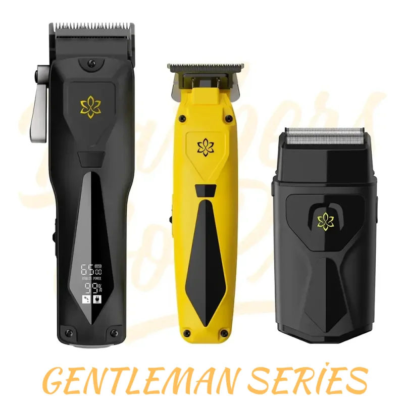 Profesyonel 3'lü Berber Seti - Clipper - Trimmer - Shaver (L50-M50-S50)