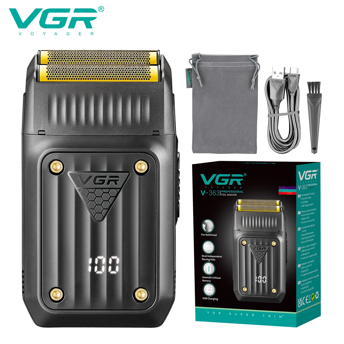 VGR V-363 Profesyonel Sinekkaydı Tıraş Makinesi (Shaver)