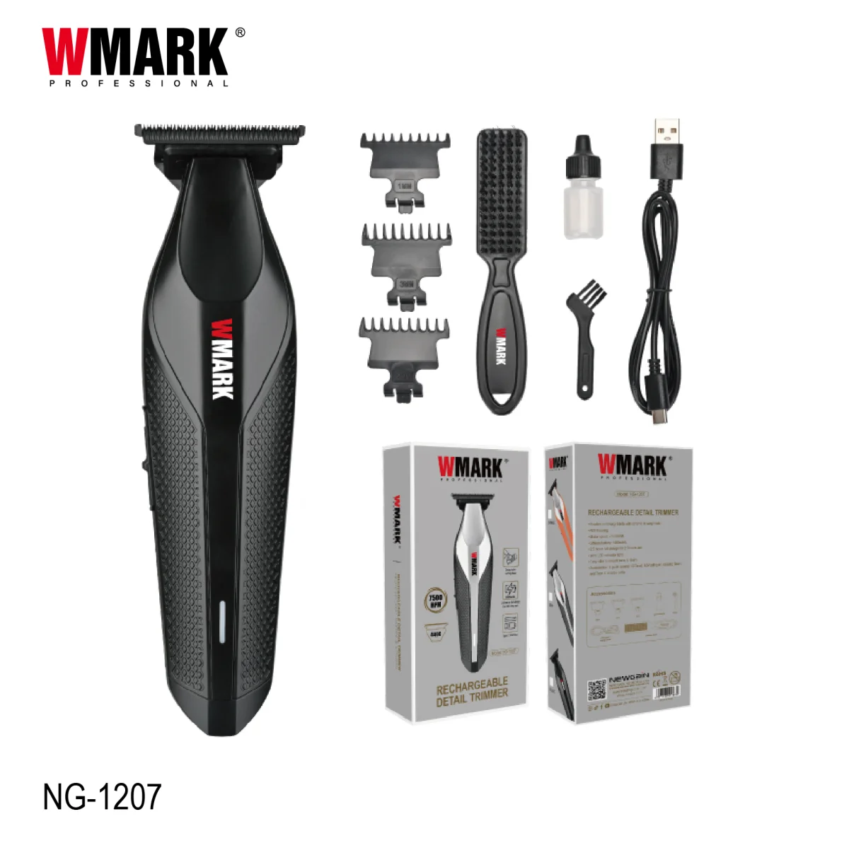 Wmark NG-1207 Profesyonel Saç Sakal Çizim Makinesi (Trimmer)